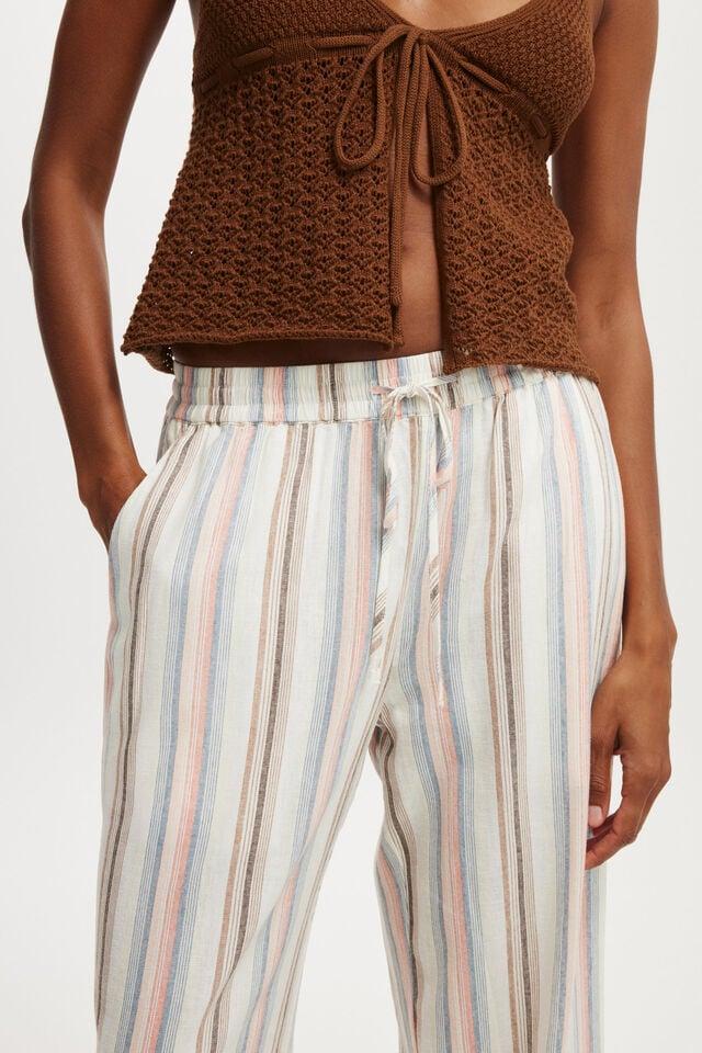 Cotton On Haven Wide Leg Pant Morgan Stripe Multi