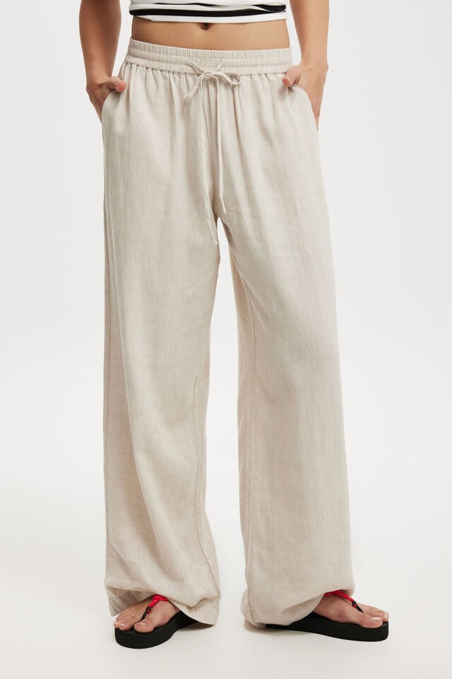 Cotton On Haven Wide Leg Pant Natural