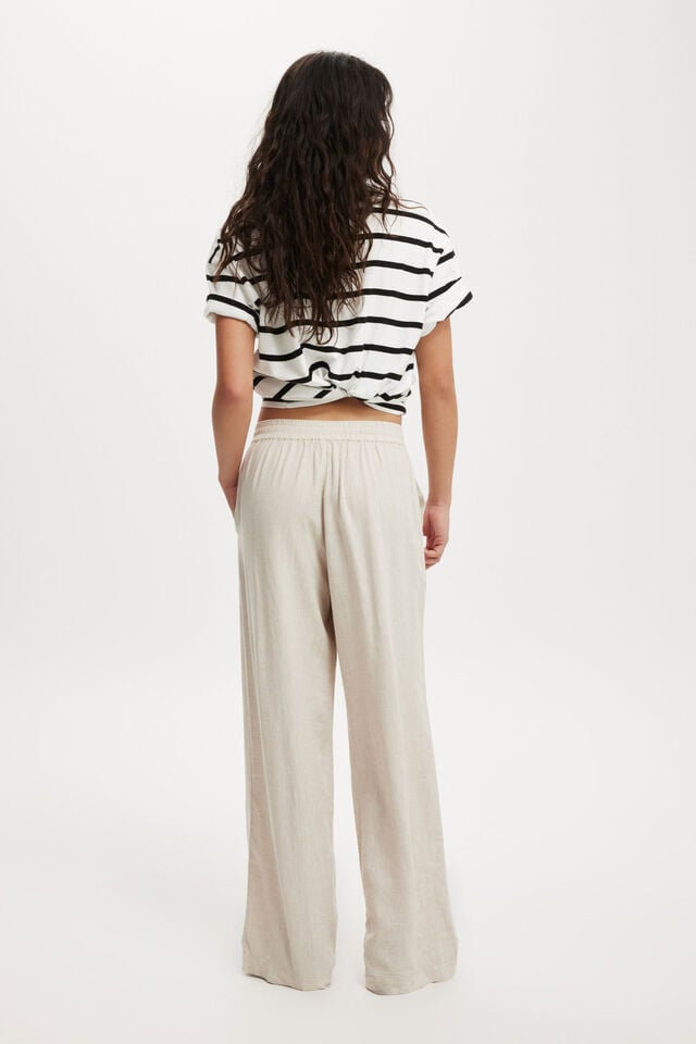 Cotton On Haven Wide Leg Pant Natural