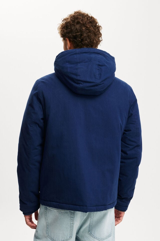 Cotton On Heavy Weight Utility Parka Navy
