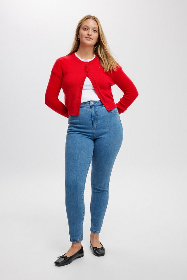 cotton on High Rise Skinny Jean sea blue