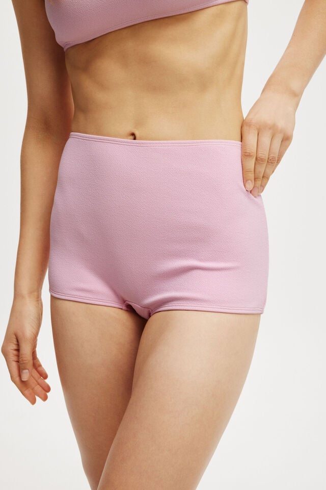 Cotton On Highwaisted Swim Boyleg Pirouette Crepe