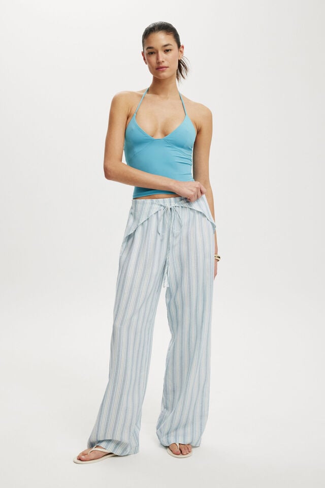 Cotton On Hold Me Halter Tanzanite Blue