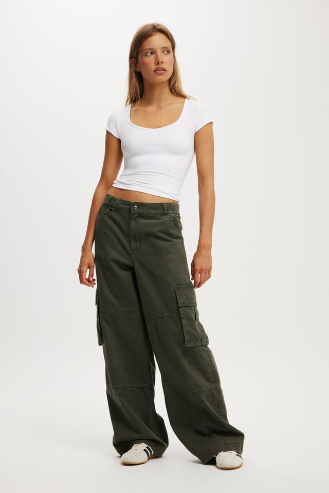 Cotton On Hold Me Short Sleeve White