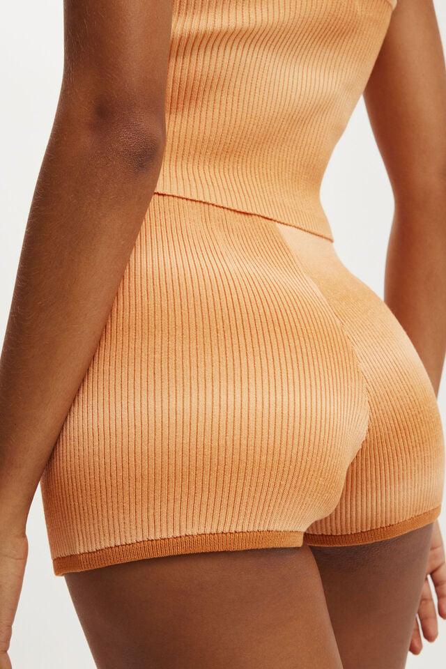 Cotton On Hot Tropics Short Orange Space Dye