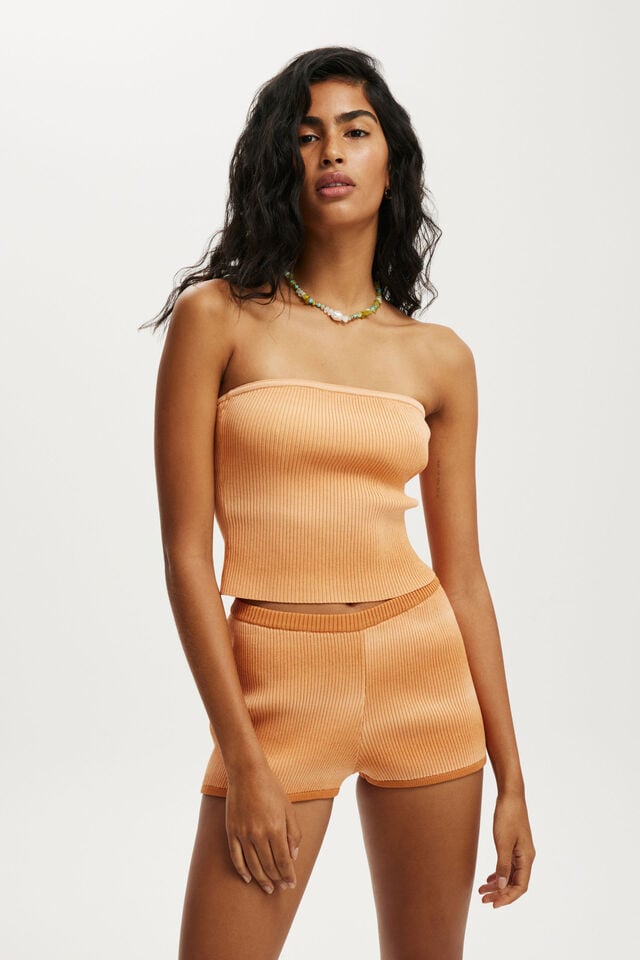 cotton on Hot Tropics Short orange space dye