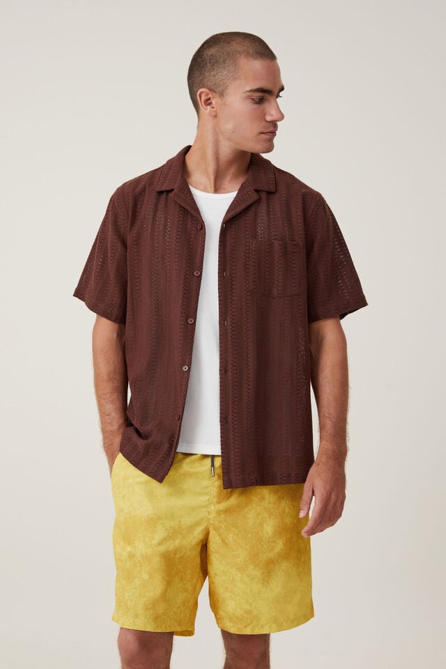 Cotton On Kahuna Short Lemon Space Dye