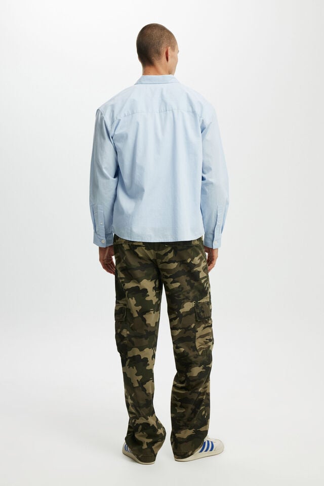 Cotton On Knox Baggy Cargo Pant Dark Camo