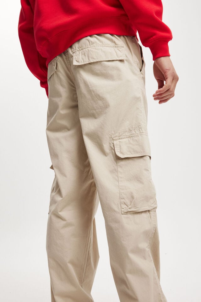 Cotton On Knox Baggy Cargo Pant Faded Stone