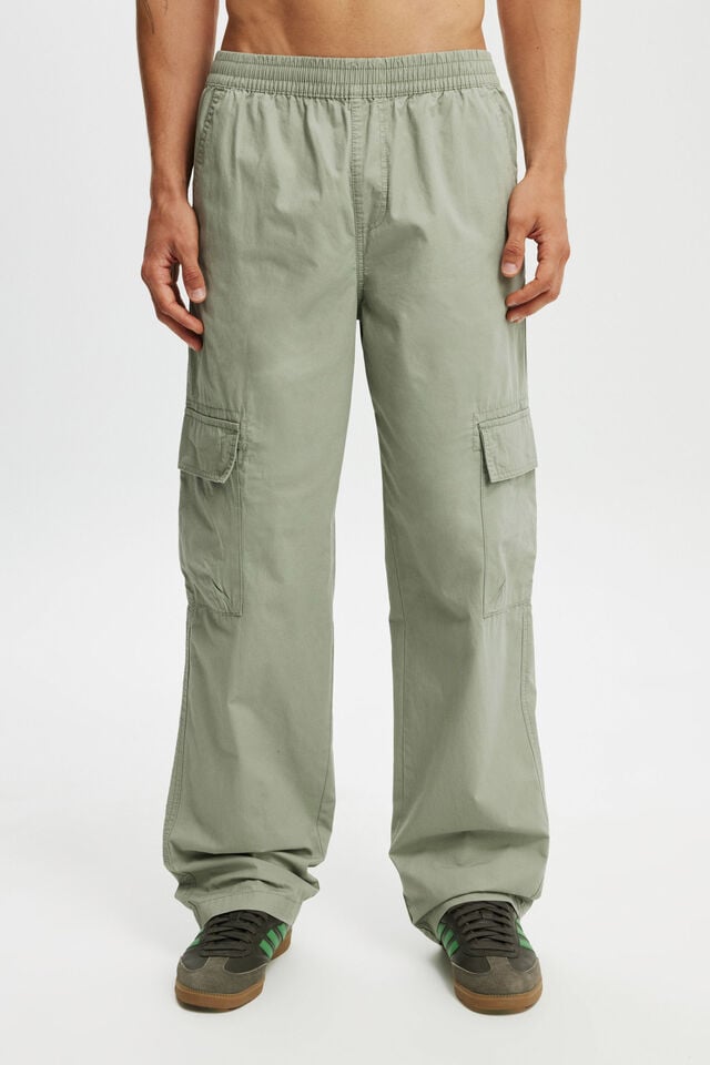 Cotton On Knox Baggy Cargo Pant Soft Green