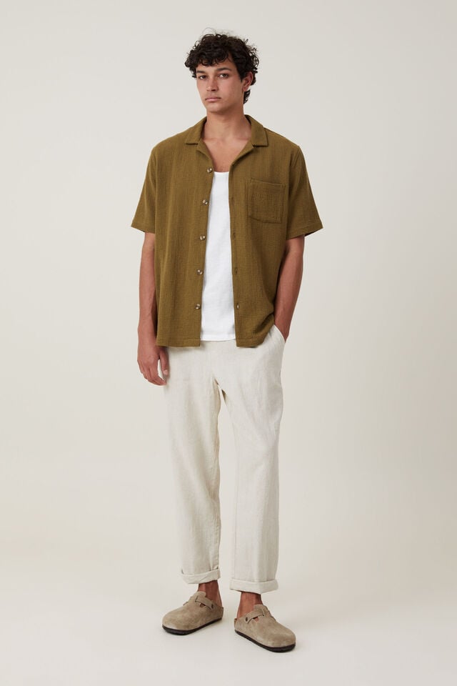 Cotton On Linen Pant Oatmeal