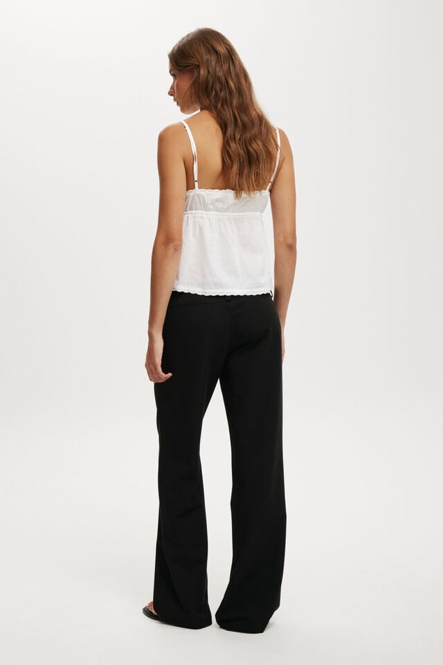 Cotton On Lola Low Rise Suiting Pant Black