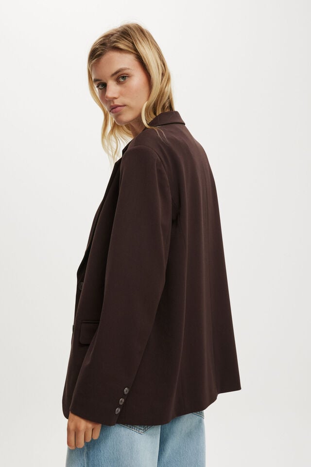 Cotton On Lolita Blazer Dark Oak