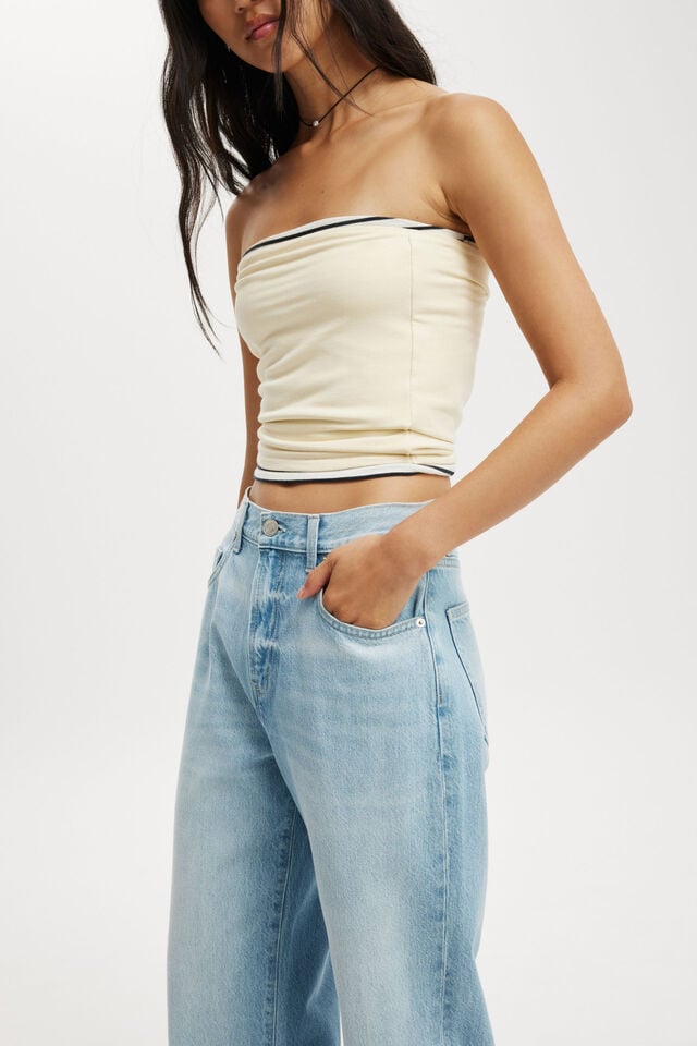 Cotton On Loose Cuff Jean Air Blue