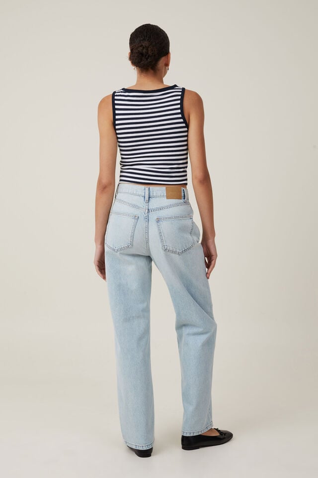 Cotton On Loose Straight Jean Pearl Blue