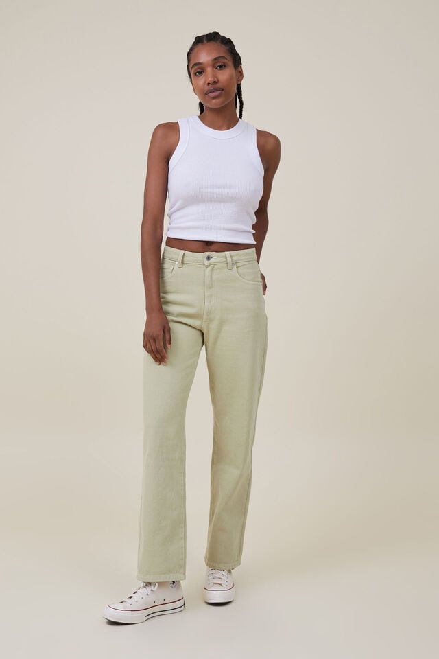 cotton on Loose Straight Jean soft khaki