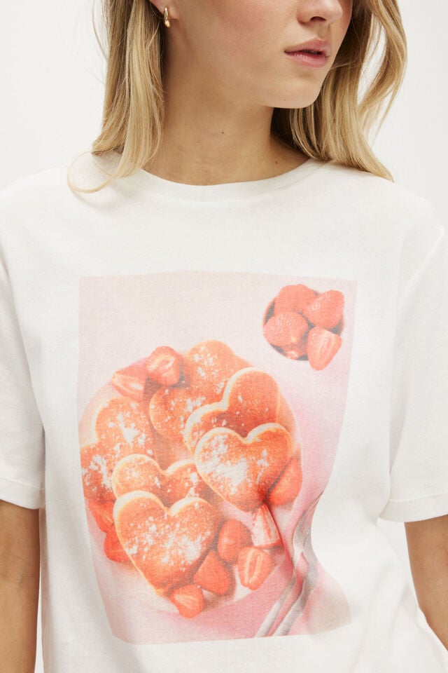 Cotton On Lounge Graphic Tee Brunch Club Pancakes