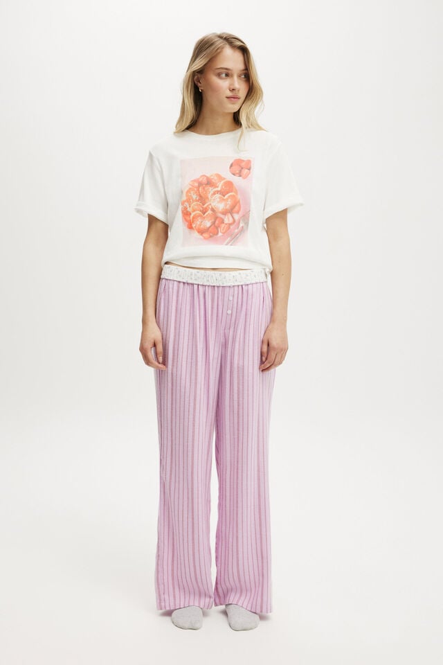 Cotton On Lounge Graphic Tee Brunch Club Pancakes