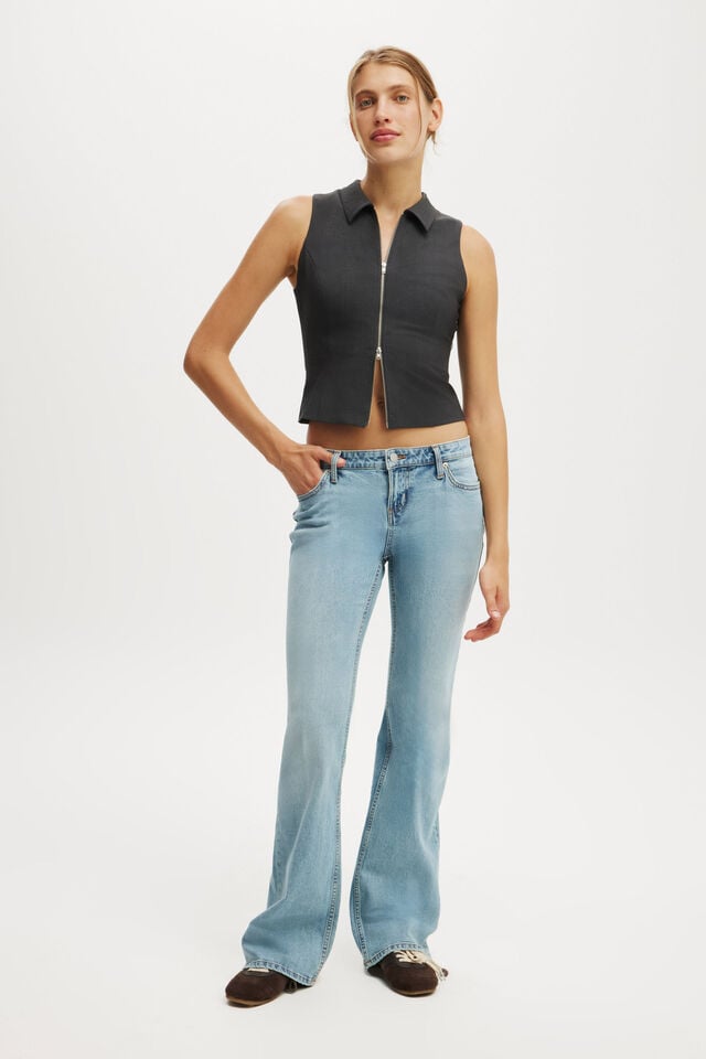 cotton on Low Rise Bootcut Jean rush blue