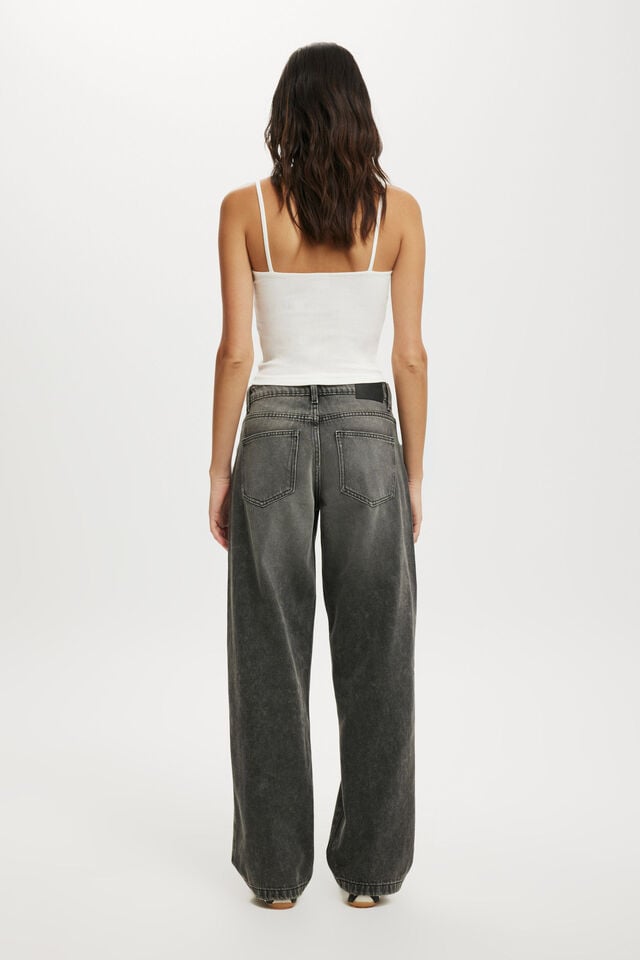 Cotton On Low Rise Straight Jean Domino Black