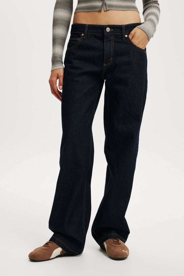 Cotton On Low Rise Straight Jean Indigo