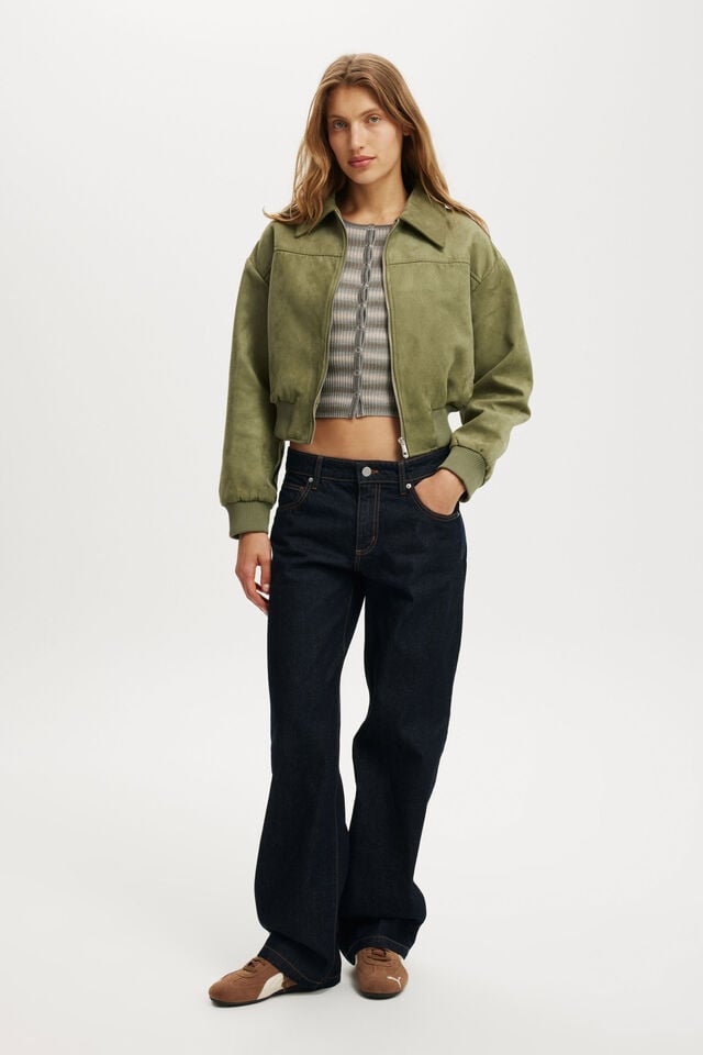 cotton on Low Rise Straight Jean indigo