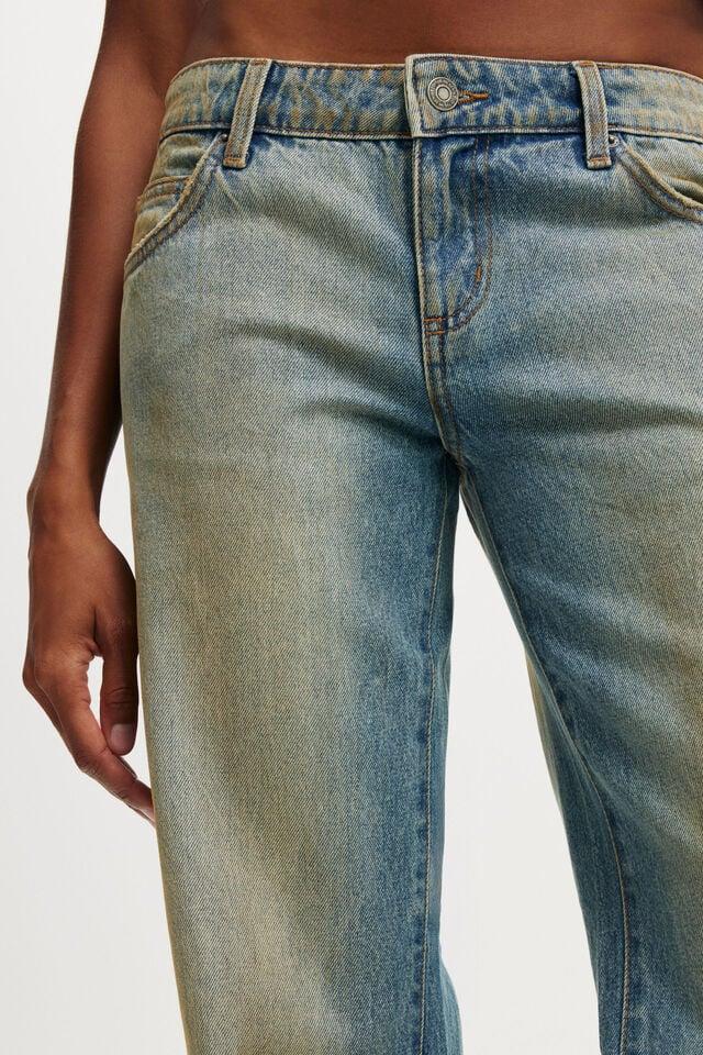 Cotton On Low Rise Straight Jean Stefani Blue