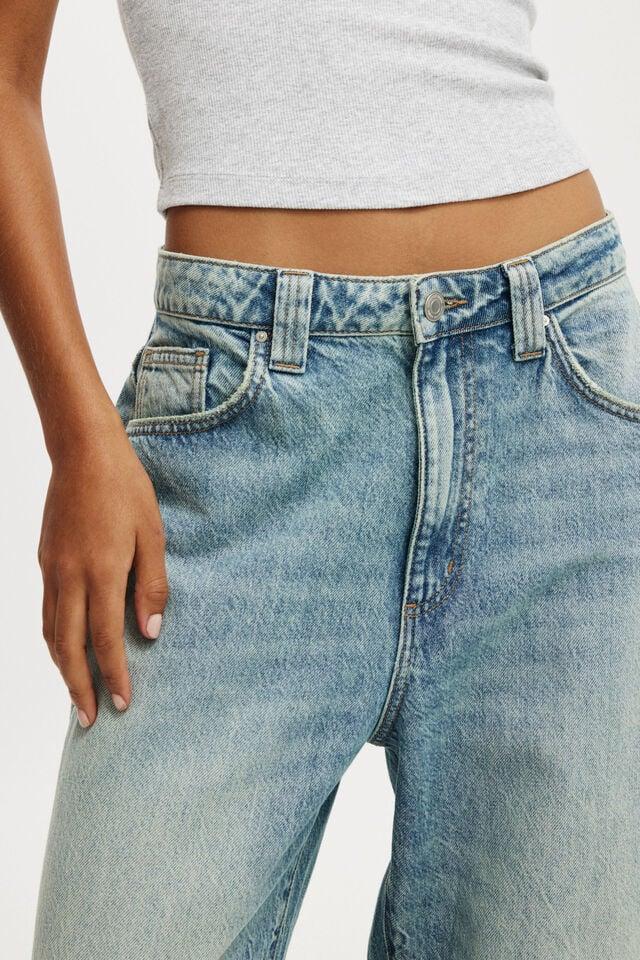 Cotton On Low Super Baggy Jean Canyon Blue