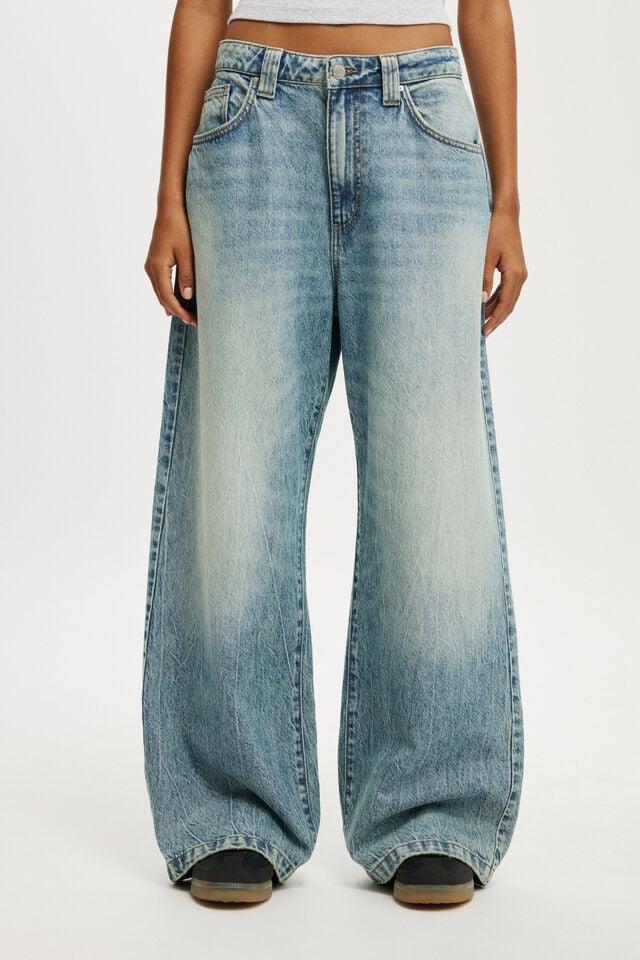 Cotton On Low Super Baggy Jean Canyon Blue