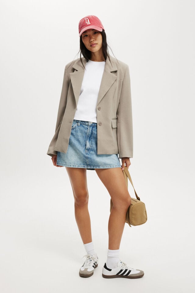 cotton on Luis Blazer taupe marle