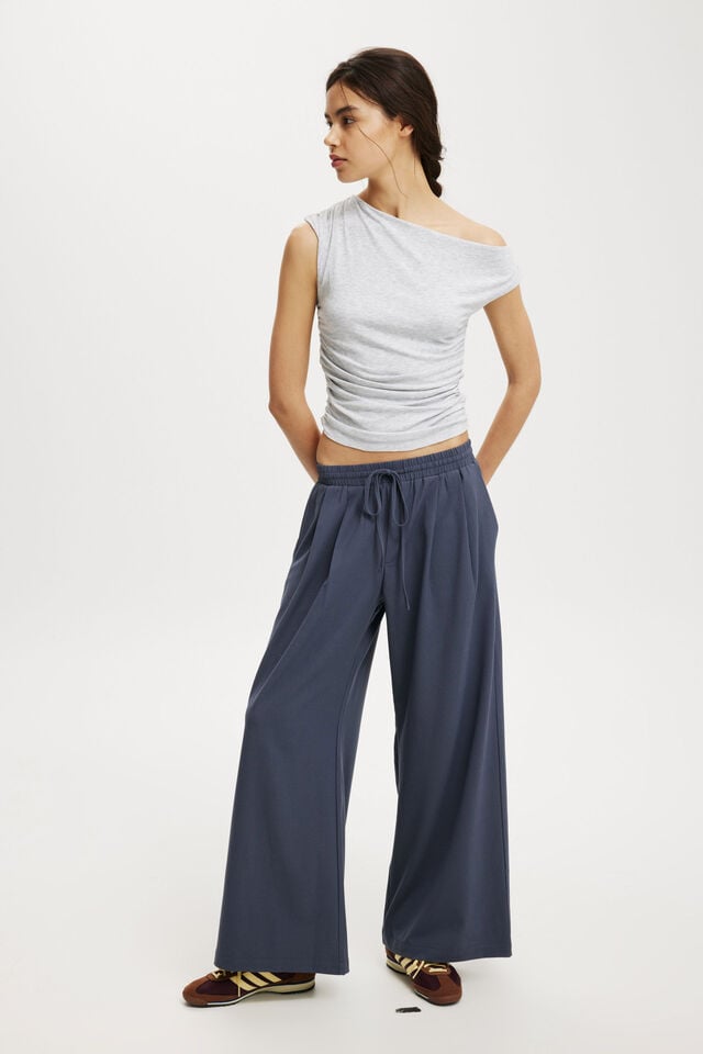 cotton on Luis Pull On Suiting Pant slate