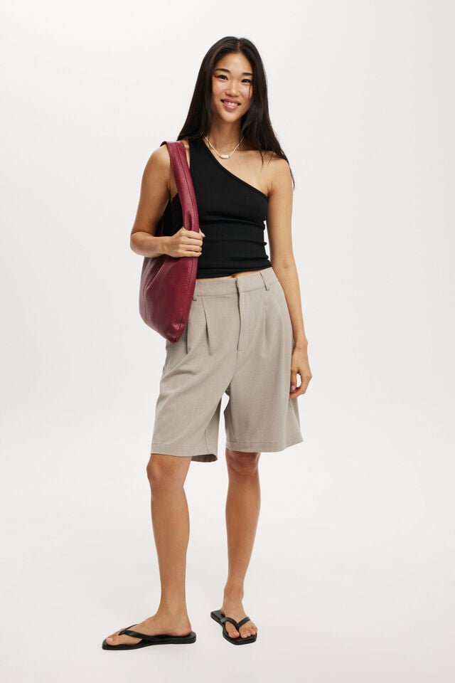 Cotton On Luis Suiting Jort Taupe Marle