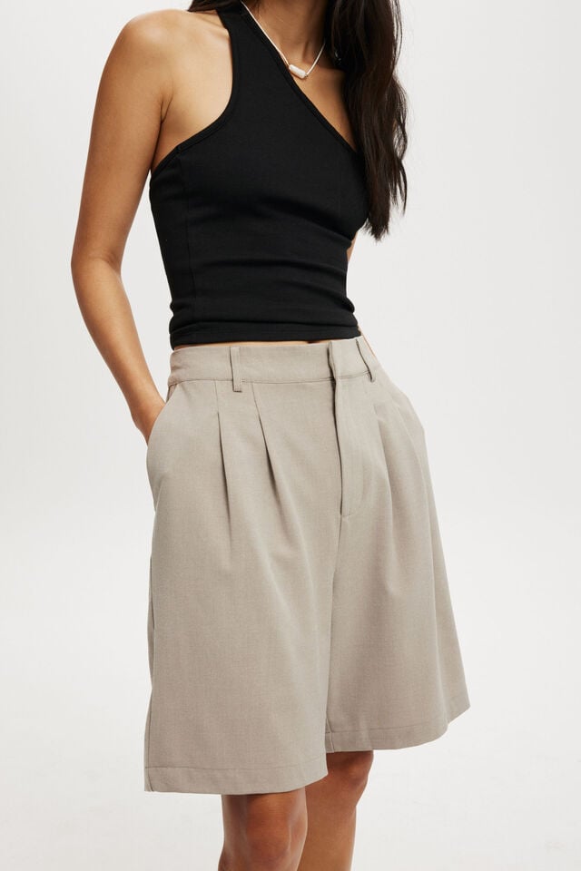 Cotton On Luis Suiting Jort Taupe Marle