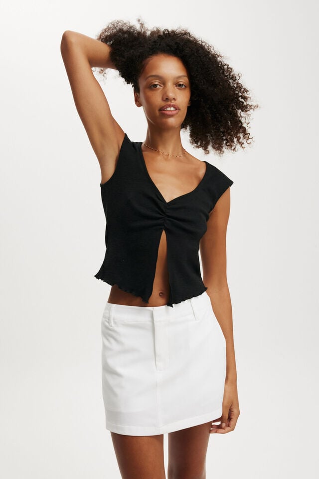 cotton on Luis Suiting Mini Skort white