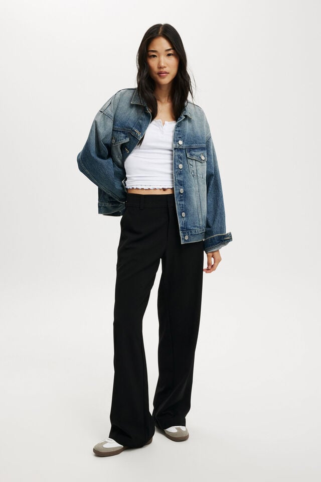 Cotton On Luis Suiting Pant Black