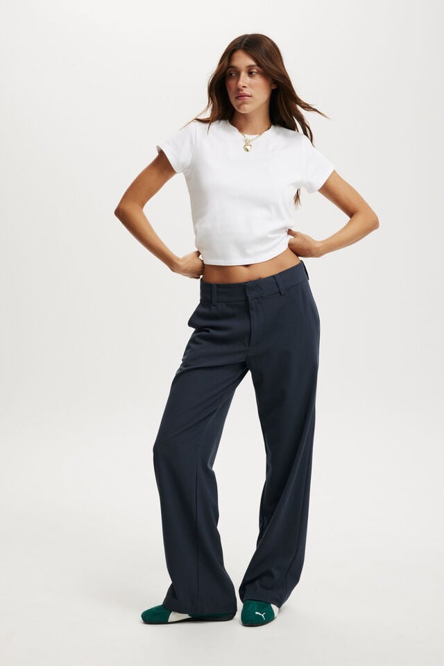 cotton on Luis Suiting Pant ink navy