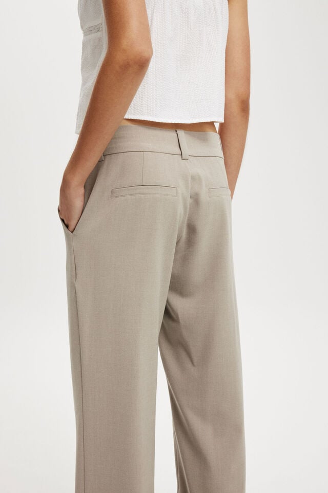 Cotton On Luis Suiting Pant Taupe Marle
