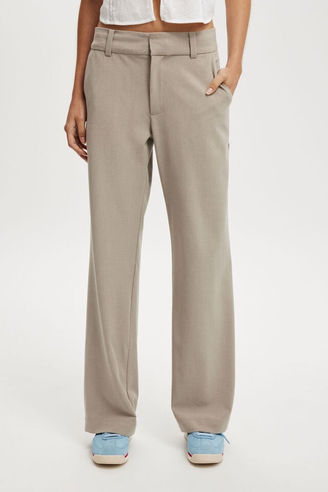 Cotton On Luis Suiting Pant Taupe Marle