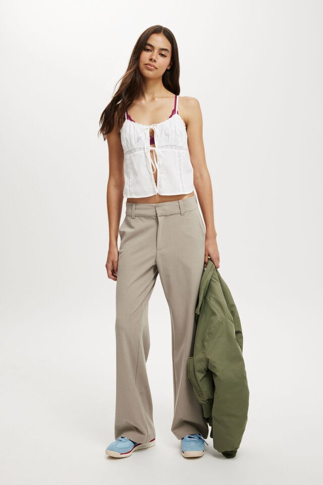 cotton on Luis Suiting Pant taupe marle