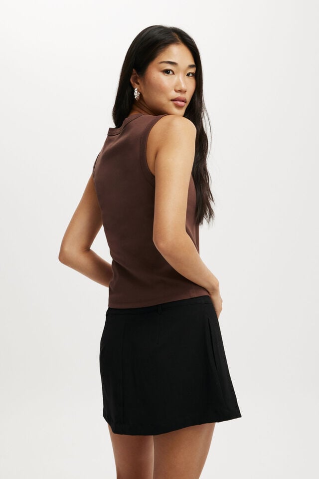 Cotton On Luis Suiting Skirt Black