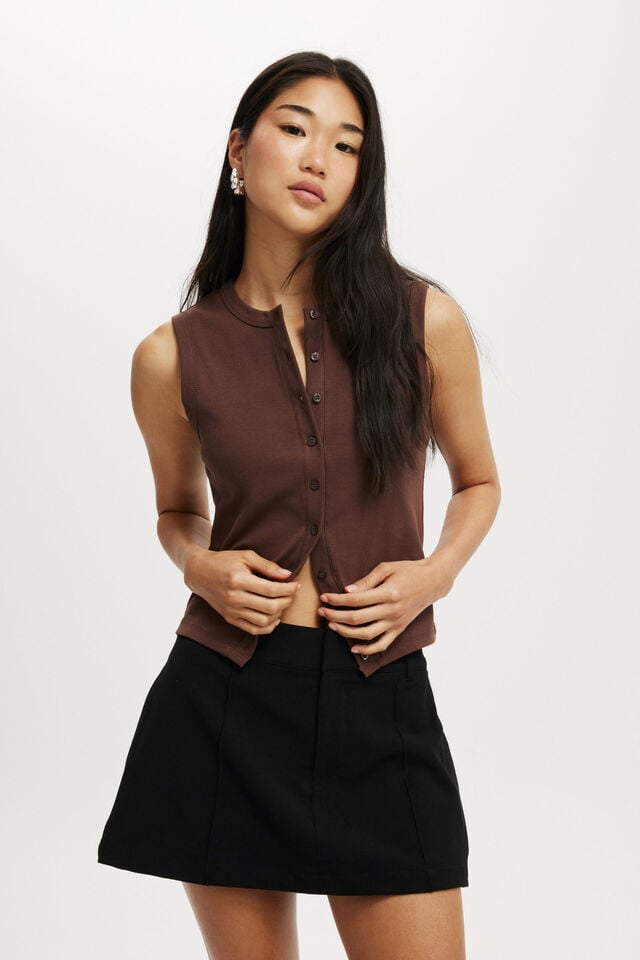 cotton on Luis Suiting Skirt black