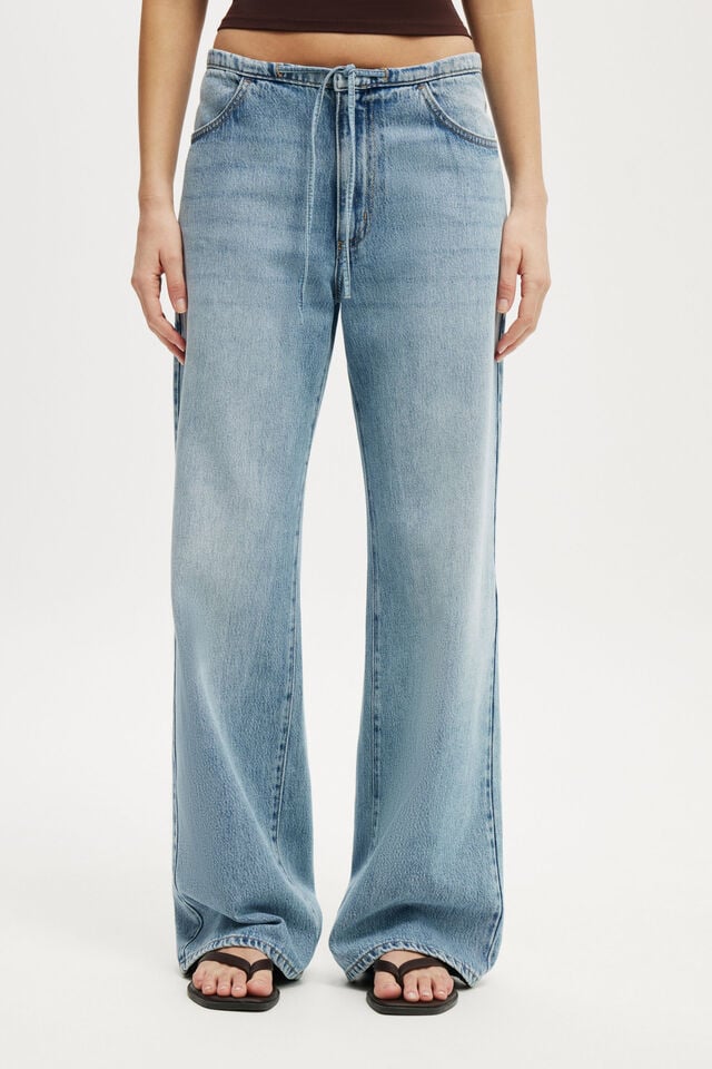 Cotton On Lyocell Wide Pant Coast Blue