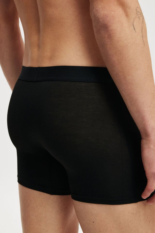 Cotton On Mens Bamboo Trunk Black