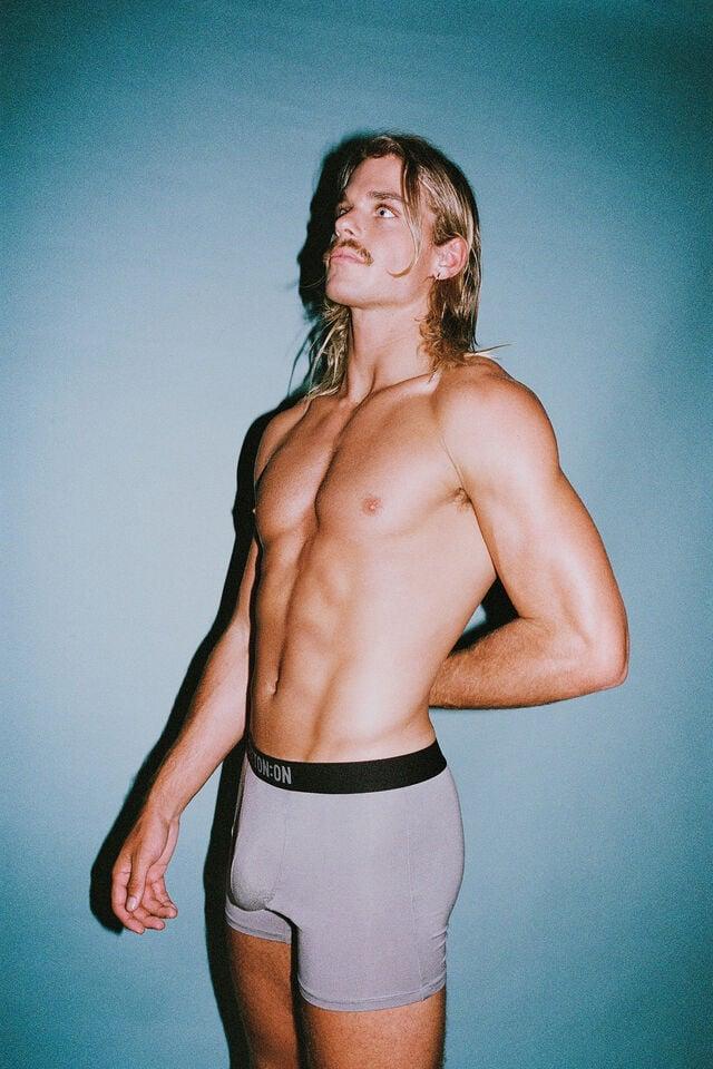 Cotton On Mens Bamboo Trunk Grey