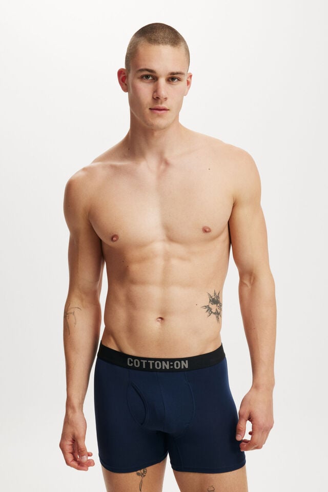 cotton on Mens Bamboo Trunk navy