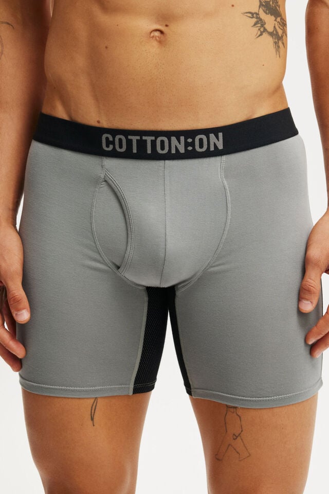 Cotton On Mens Sport Trunk Grey