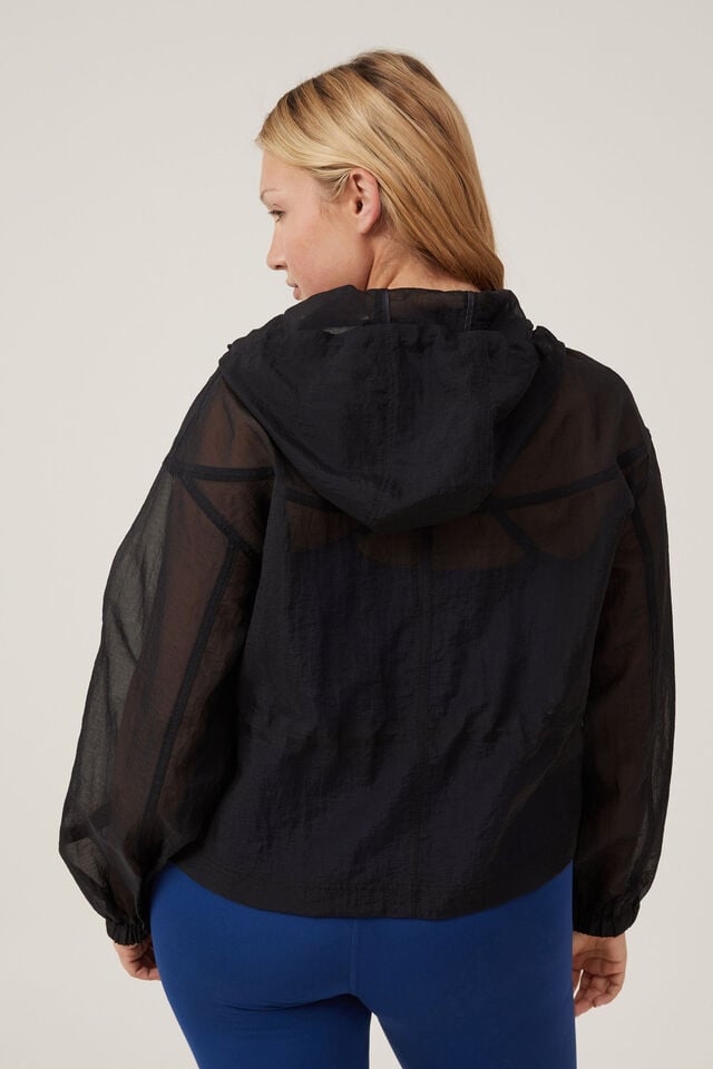 Cotton On Mesh Anorak Black