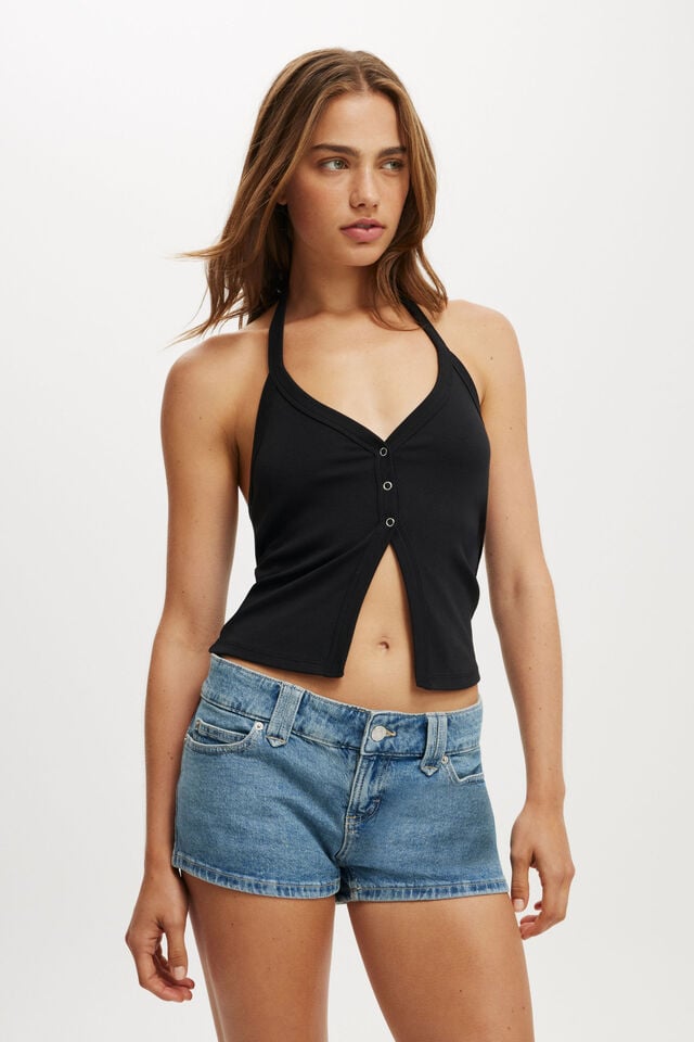 cotton on Micro Low Denim Short cleanwater blue