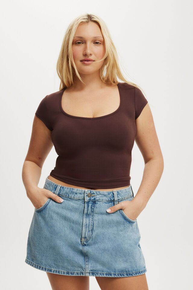 cotton on Mini Denim Skort angel blue