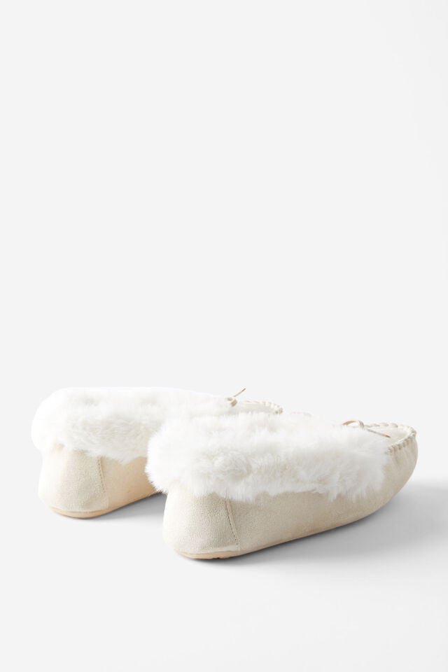 Cotton On Moccasin Slipper Bone
